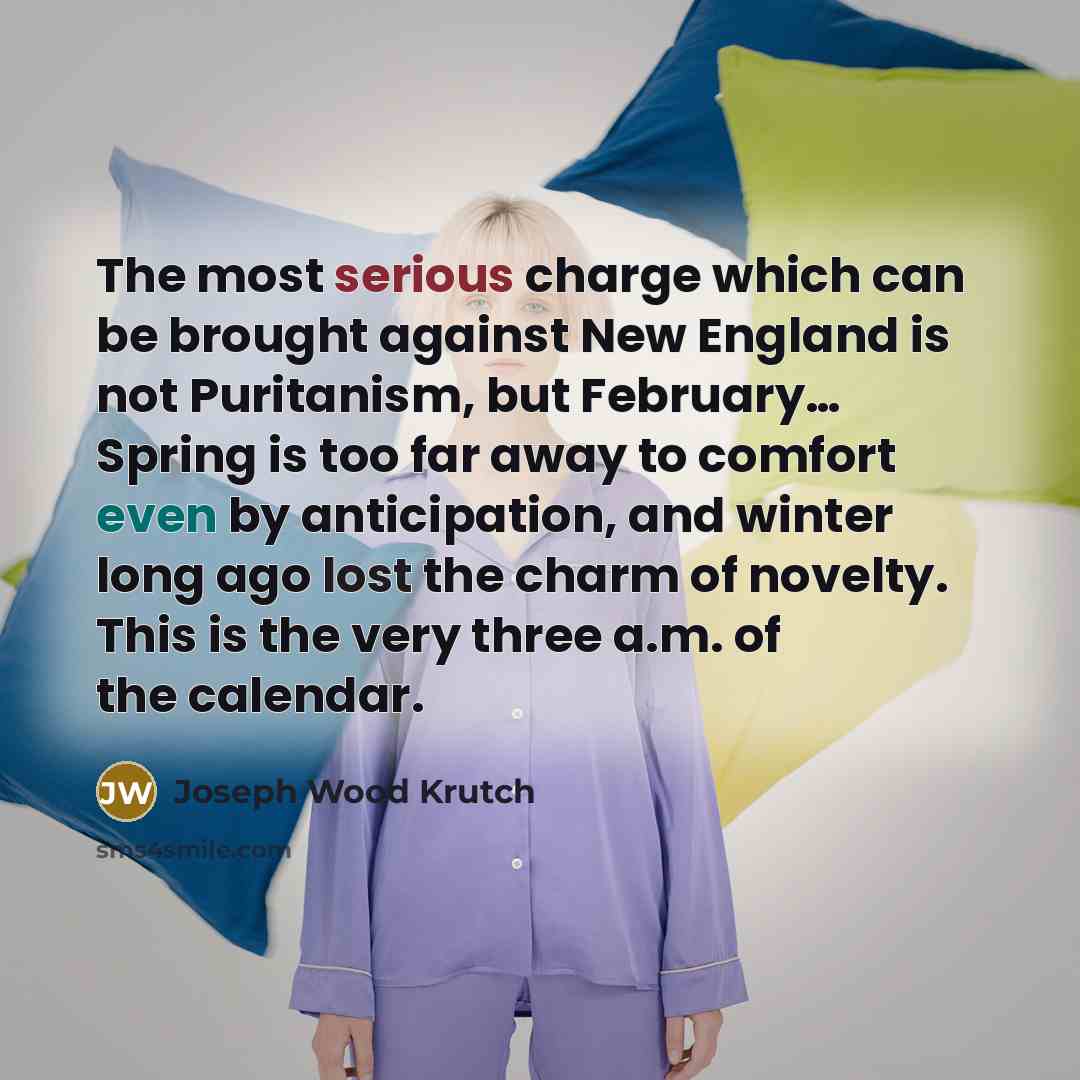 “The most serious charge which can be brought against New…” quote by Joseph Wood Krutch