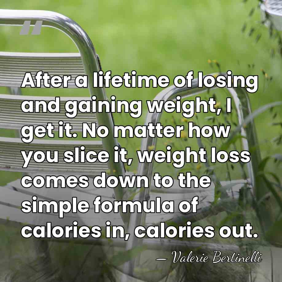 After a lifetime of losing and gaining weight, I get it. No&hellip; - Valerie Bertinelli