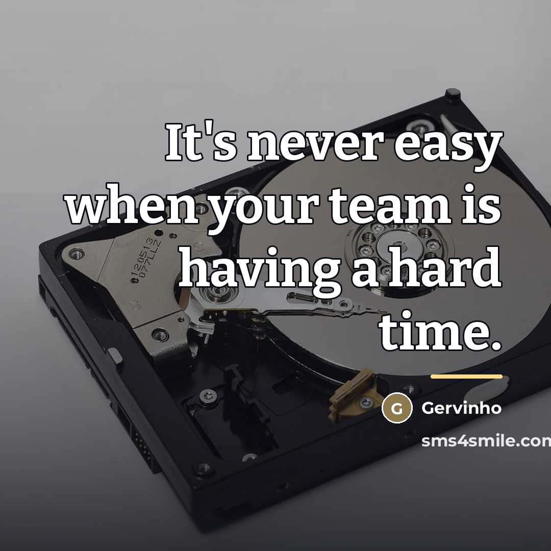 “It's never easy when your team is having a hard…” quote by Gervinho