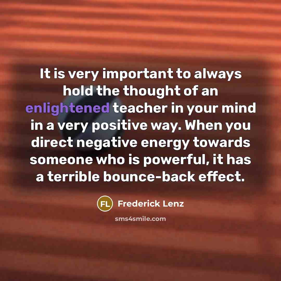 “It is very important to always hold the thought of…” quote by Frederick Lenz