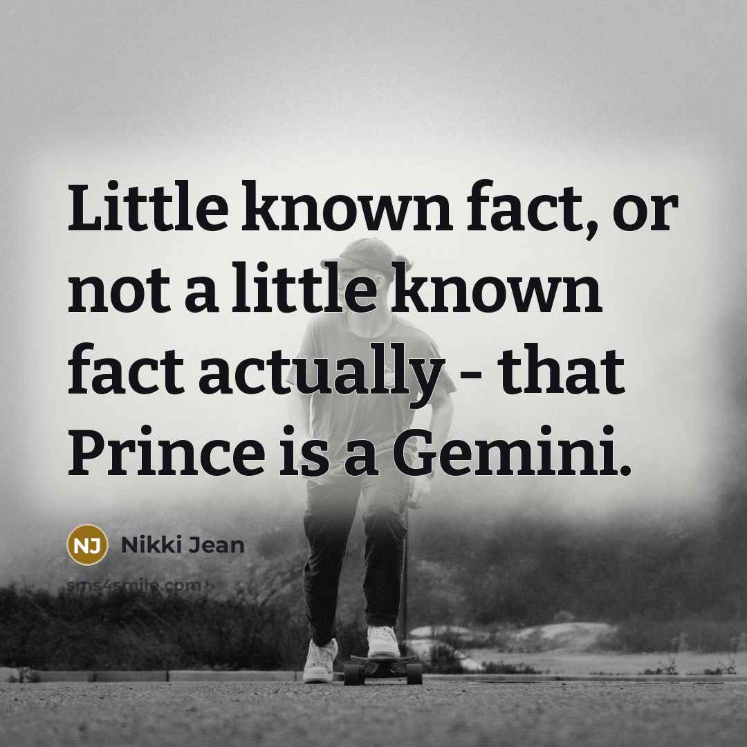 “Little known fact, or not a little known fact actually…” quote by Nikki Jean