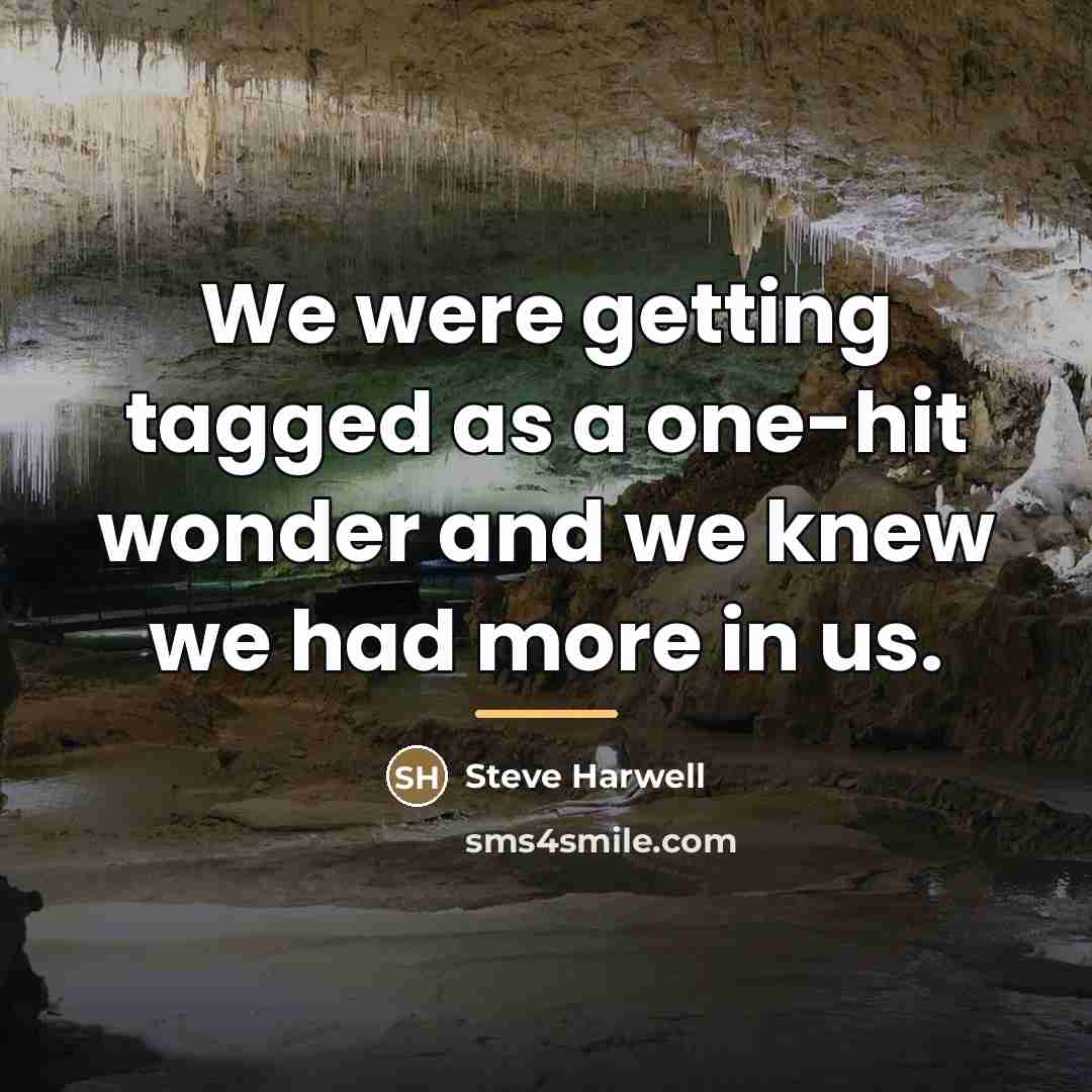 “We were getting tagged as a one-hit wonder and we…” quote by Steve Harwell