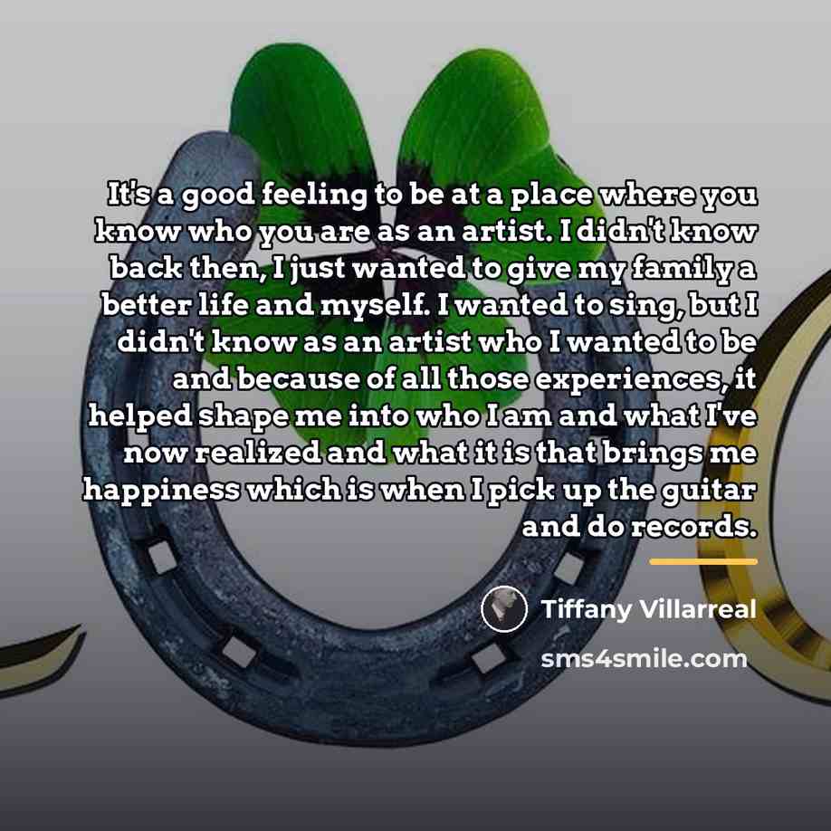 “It's a good feeling to be at a place where…” quote by Tiffany Villarreal