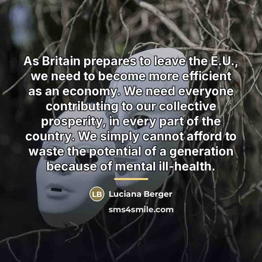 “As Britain prepares to leave the E.U., we need to…” quote by Luciana Berger