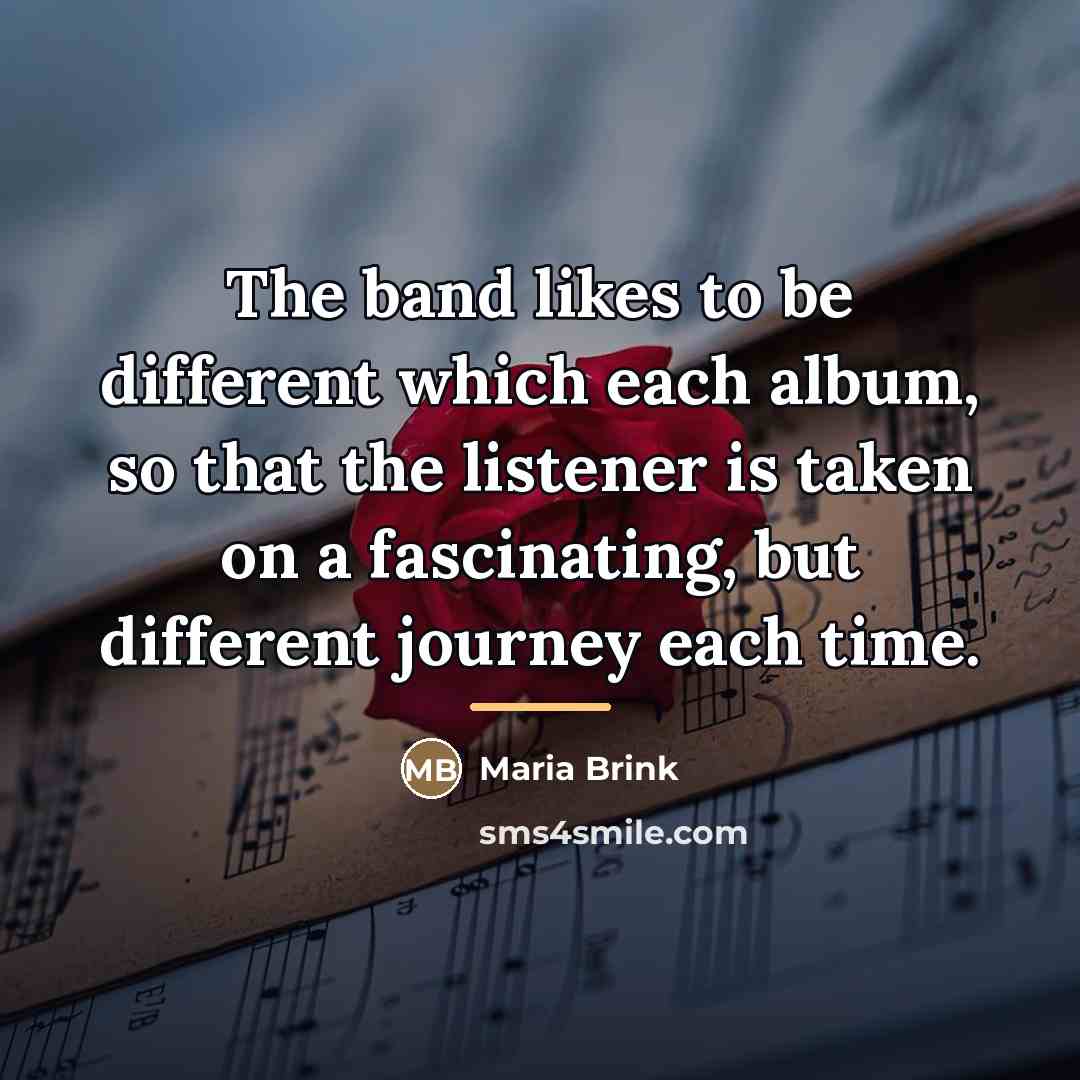 “The band likes to be different which each album, so…” quote by Maria Brink