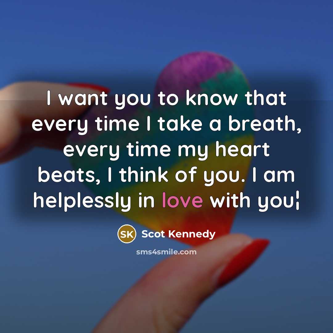 “I want you to know that every time I take…” quote by Scot Kennedy
