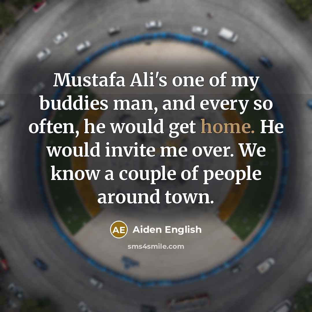 “Mustafa Ali's one of my buddies man, and every so…” quote by Aiden English