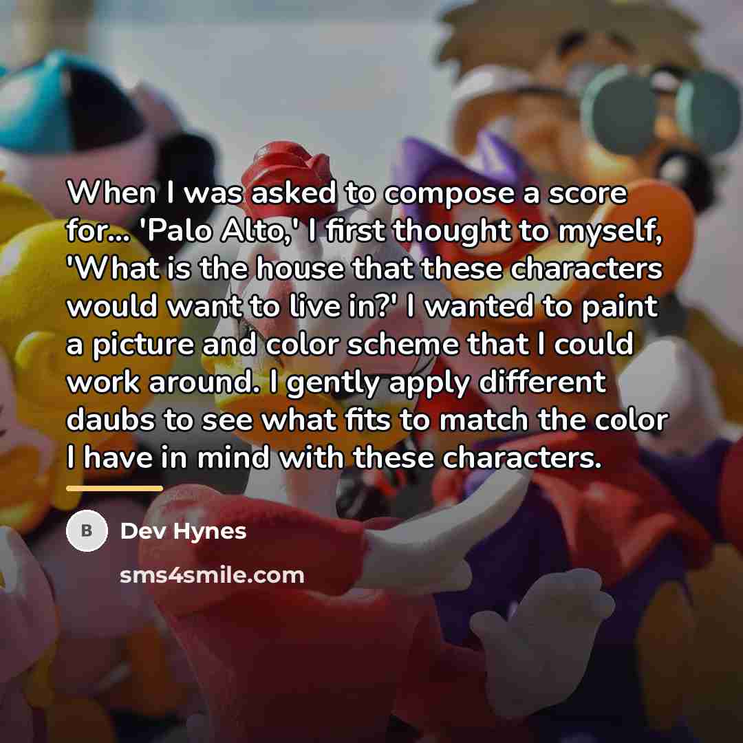 “When I was asked to compose a score for... 'Palo…” quote by Dev Hynes