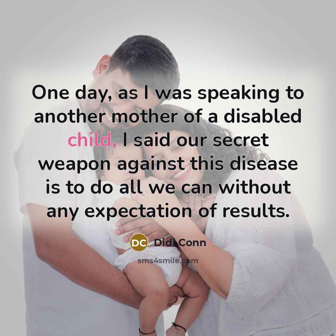 “One day, as I was speaking to another mother of…” quote by Didi Conn