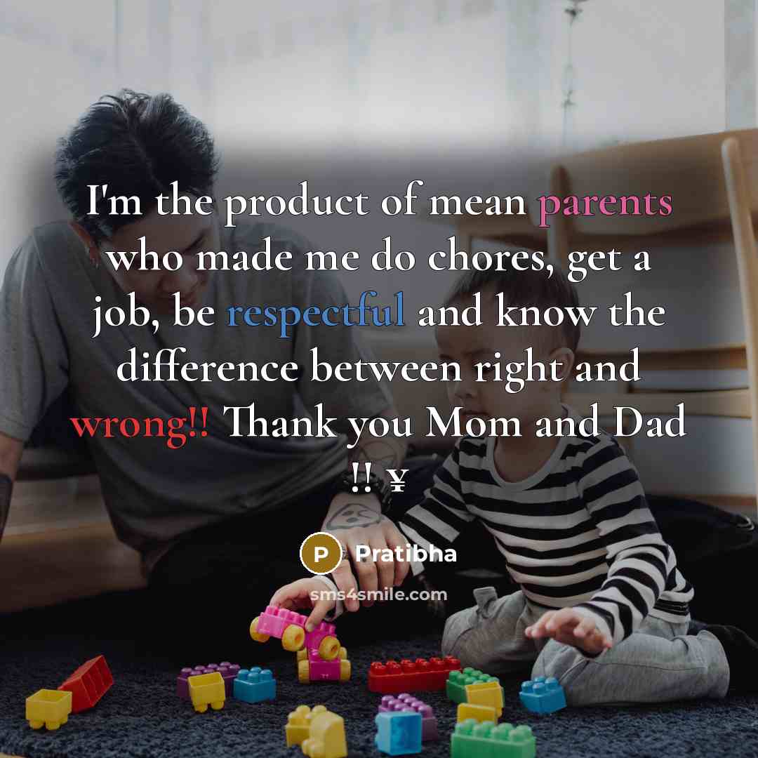 “I'm the product of mean parents who made me do…” quote by Pratibha