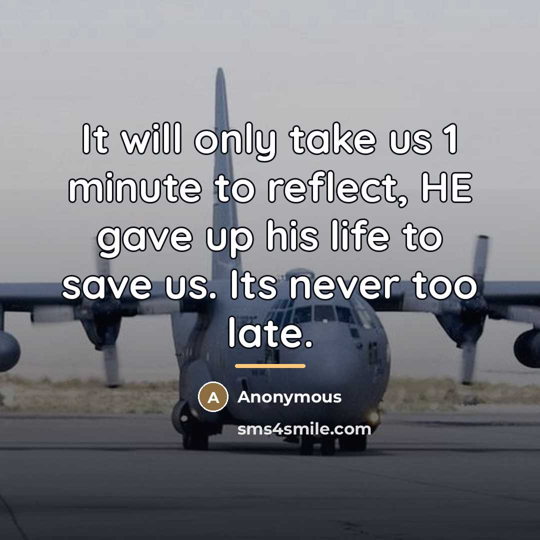 “It will only take us 1 minute to reflect, HE…” quote by Anonymous