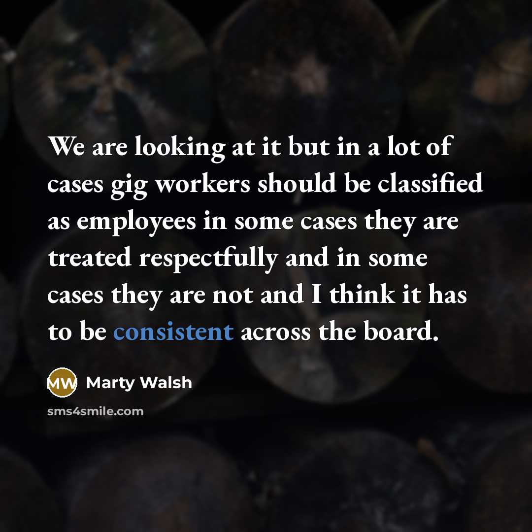 “We are looking at it but in a lot of…” quote by Marty Walsh