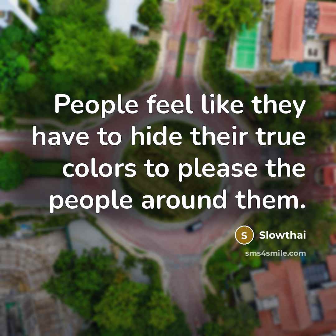 “People feel like they have to hide their true colors…” quote by Slowthai