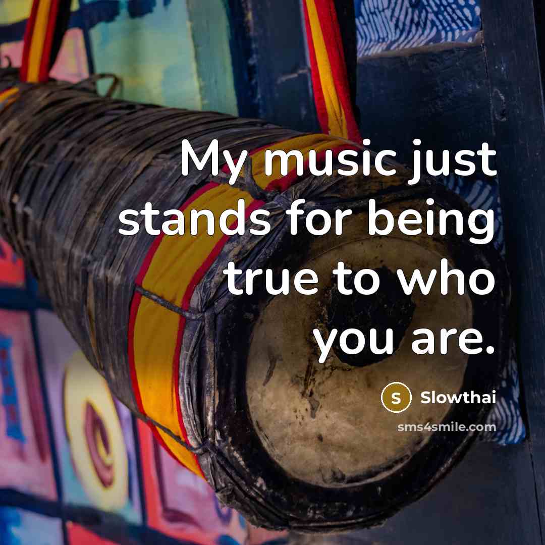 “My music just stands for being true to who you…” quote by Slowthai