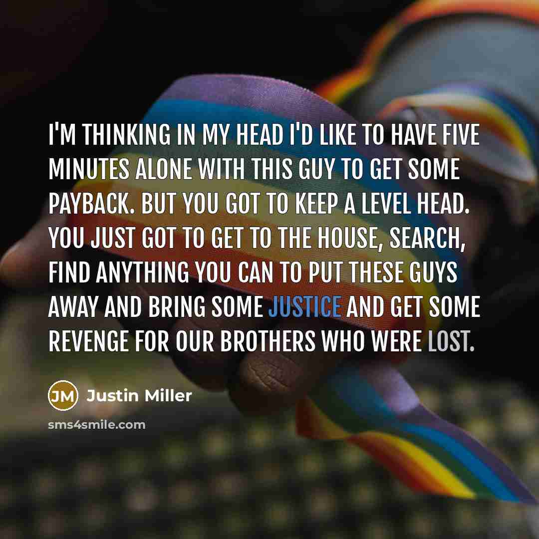 “I'm thinking in my head I'd like to have five…” quote by Justin Miller