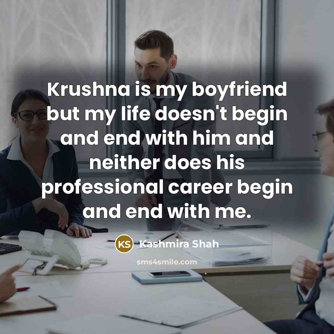 “Krushna is my boyfriend but my life doesn't begin and…” quote by Kashmira Shah