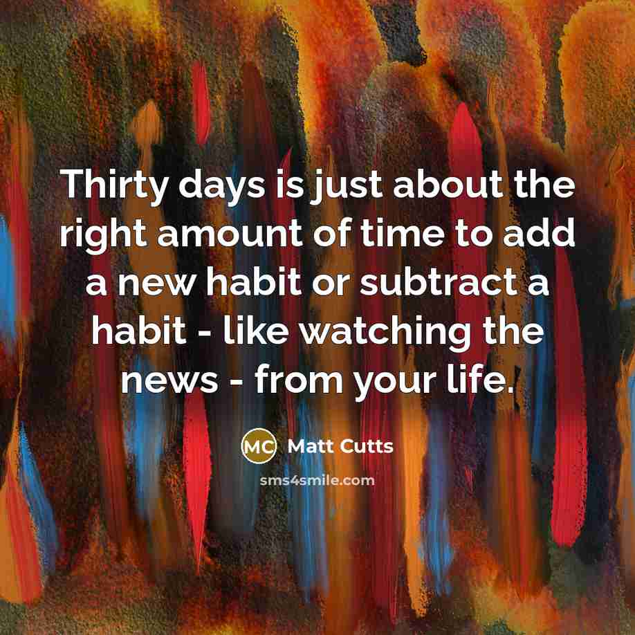 “Thirty days is just about the right amount of time…” quote by Matt Cutts