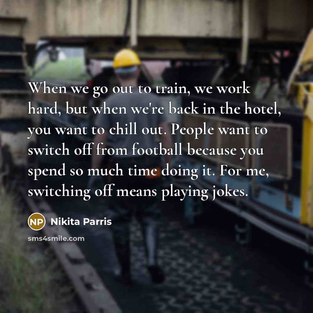 “When we go out to train, we work hard, but…” quote by Nikita Parris