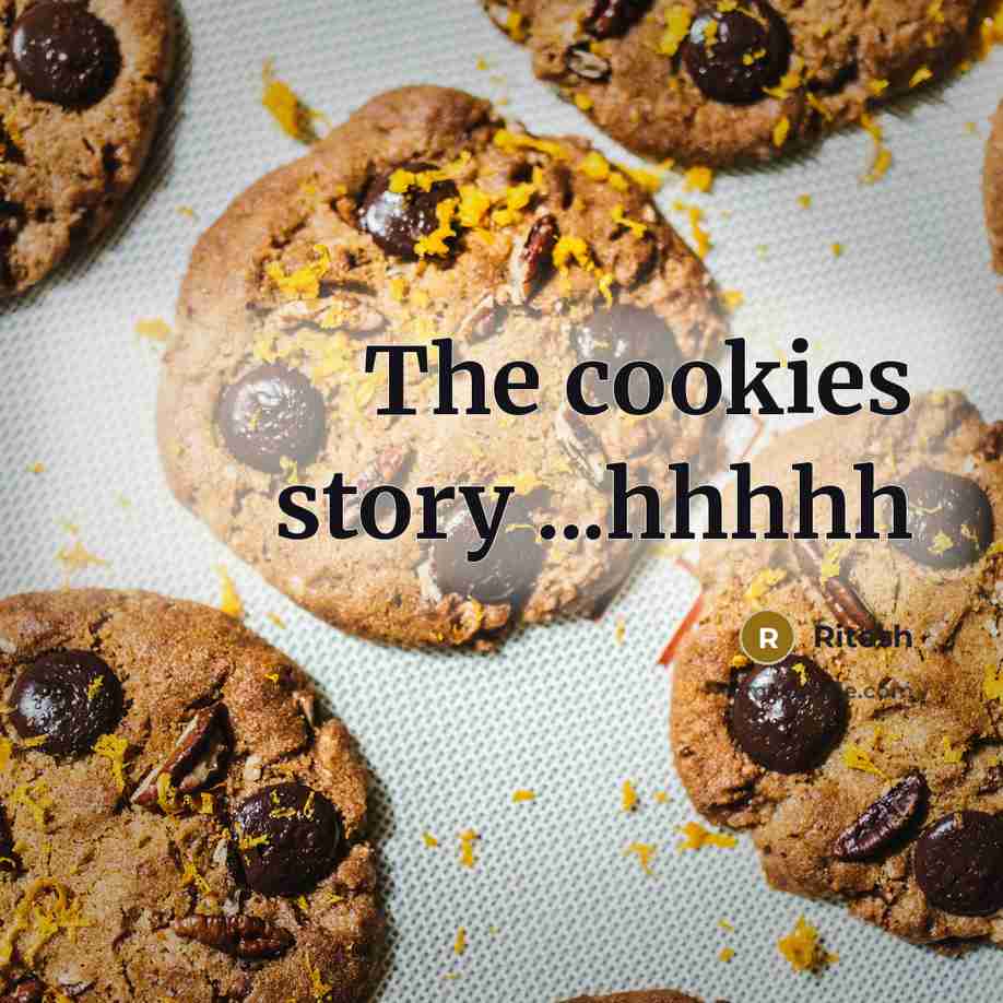 “The cookies story ...hhhhh…” quote by Ritesh
