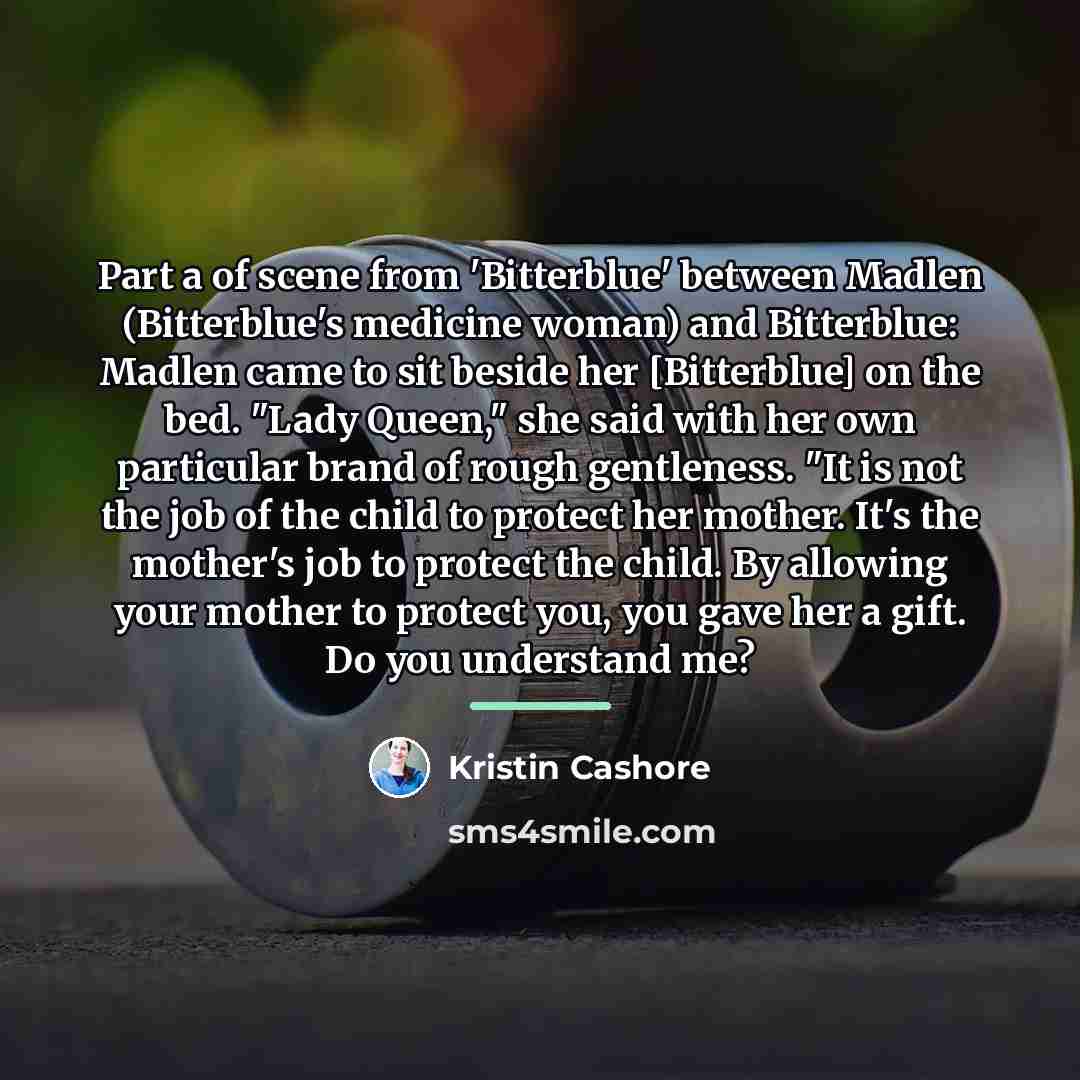 “Part a of scene from 'Bitterblue' between Madlen (Bitterblue's medicine…” quote by Kristin Cashore
