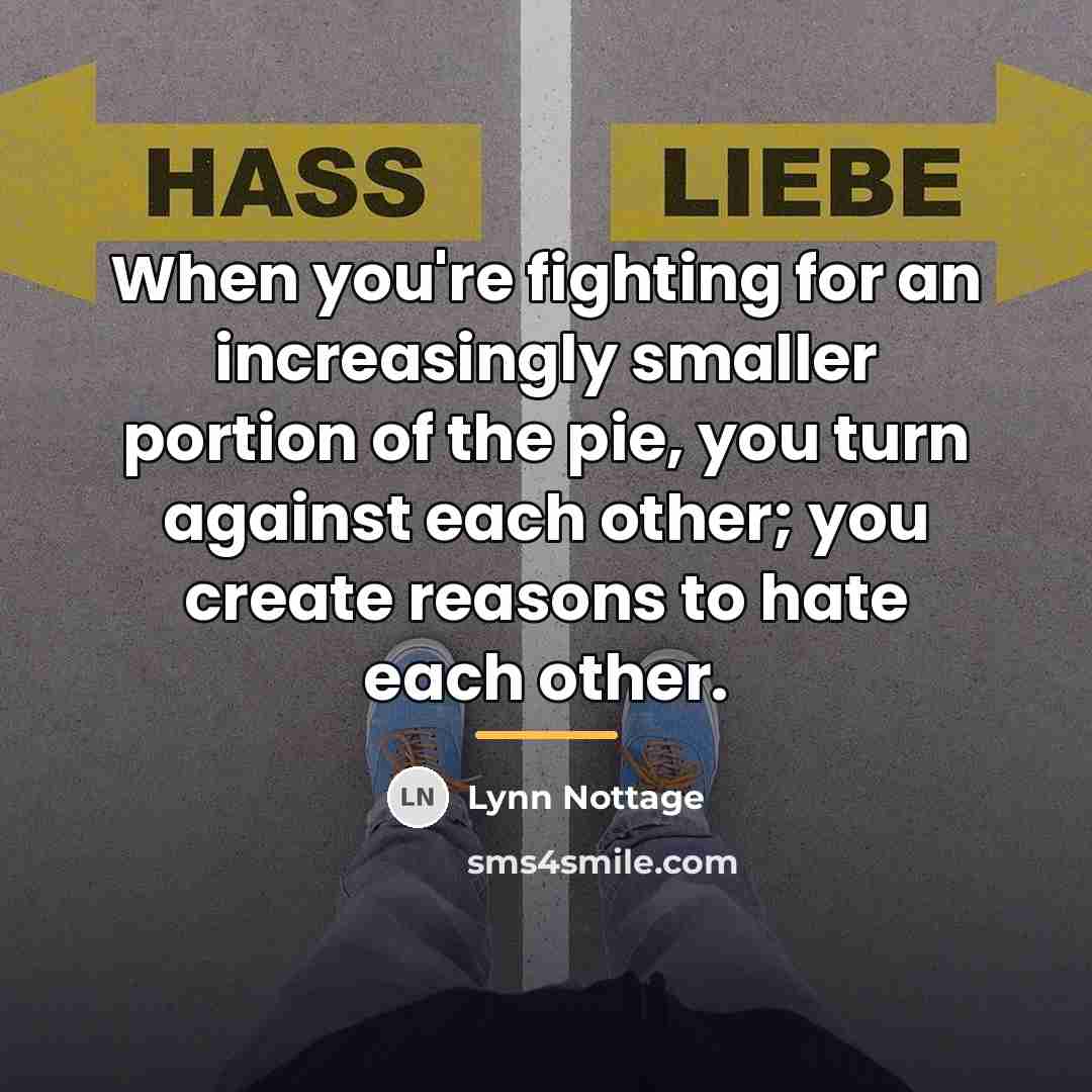 “When you're fighting for an increasingly smaller portion of the…” quote by Lynn Nottage