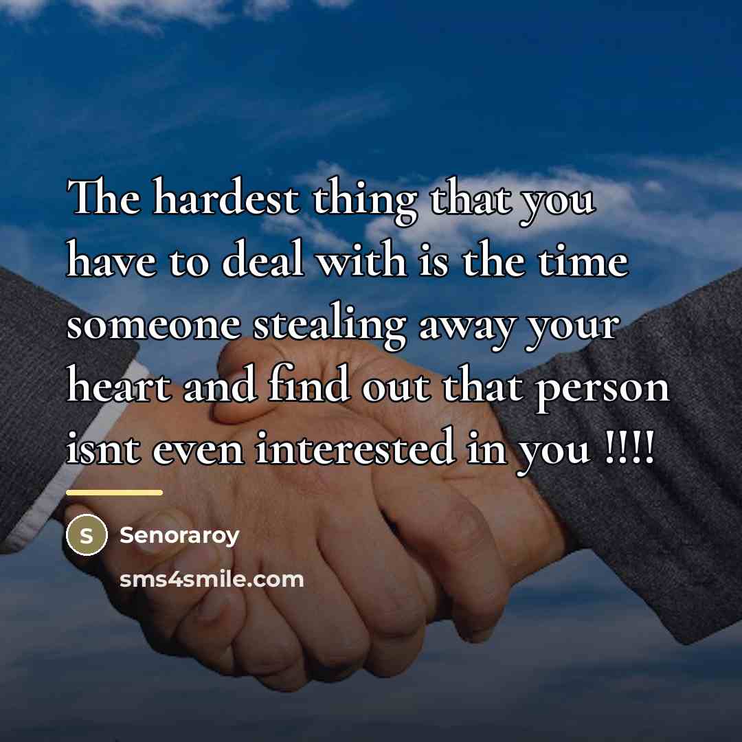 “The hardest thing that you have to deal with is…” quote by Senoraroy