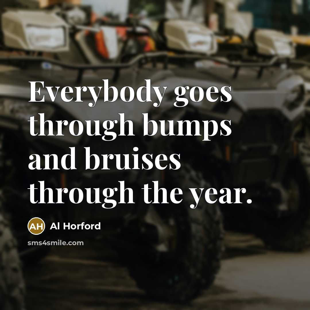 “Everybody goes through bumps and bruises through the year.…” quote by Al Horford
