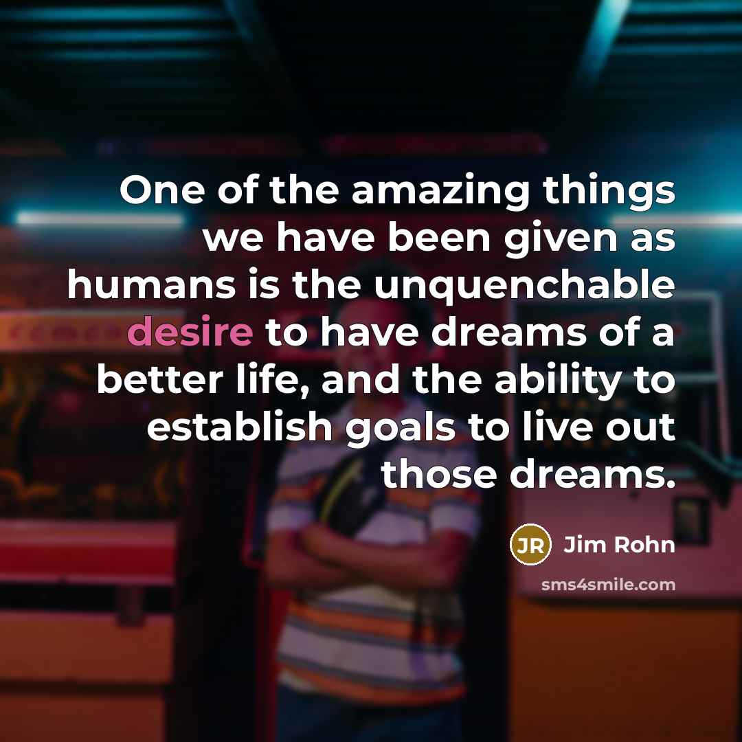 “One of the amazing things we have been given as…” quote by Jim Rohn
