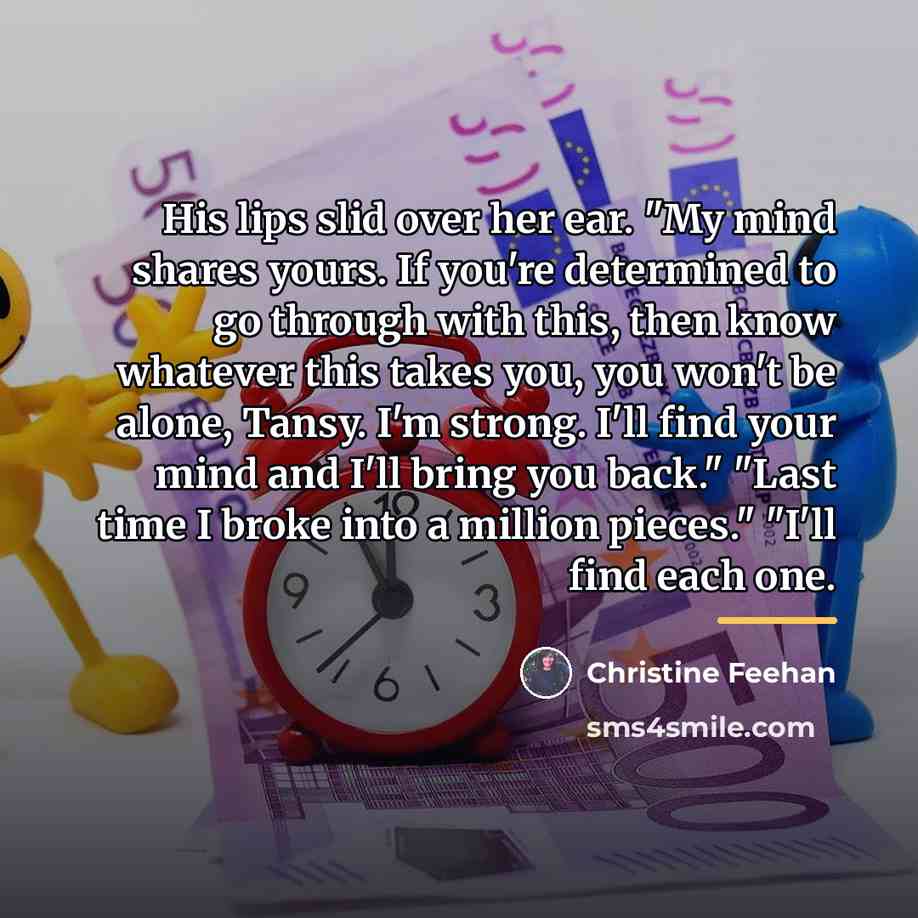 “His lips slid over her ear. "My mind shares yours.…” quote by Christine Feehan