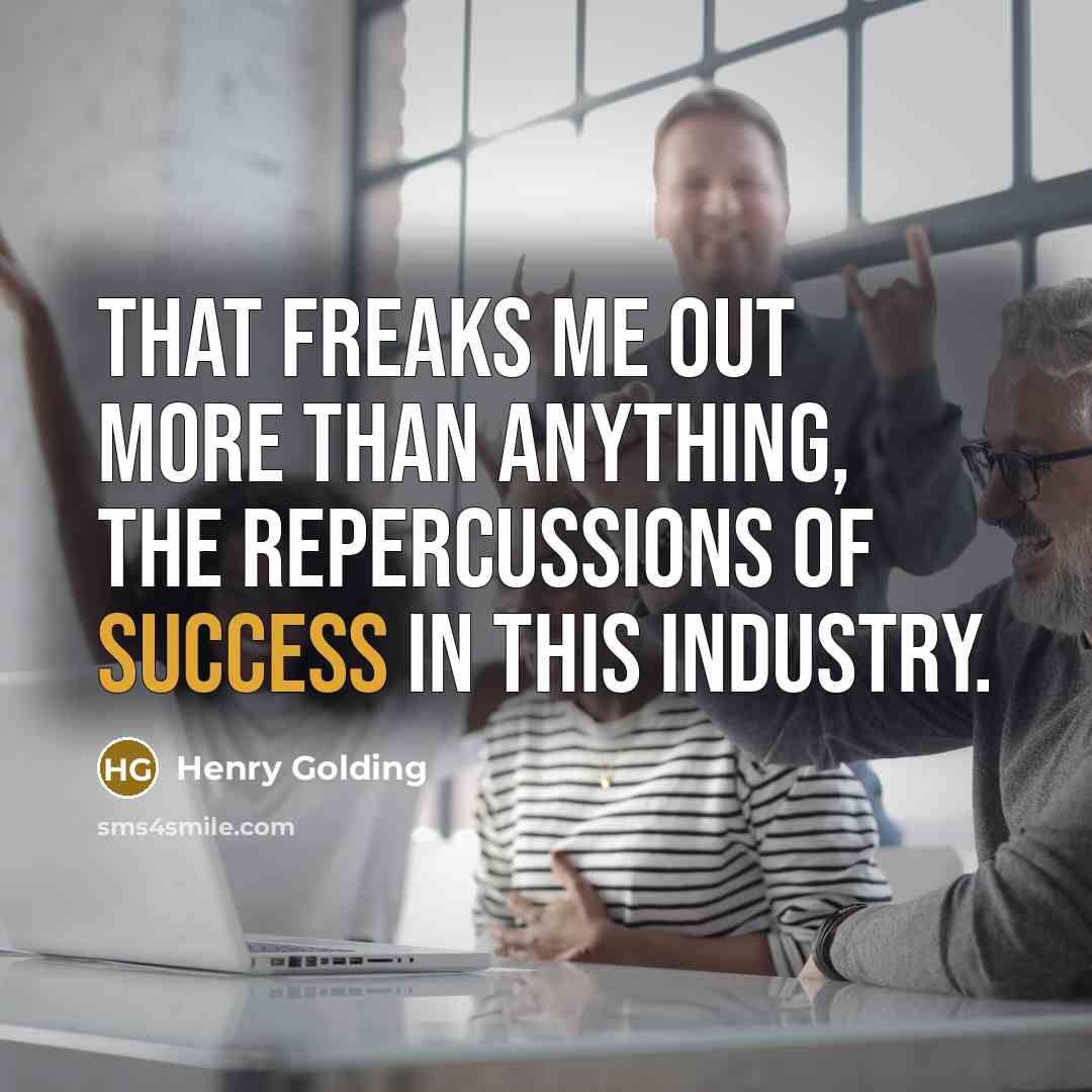 “That freaks me out more than anything, the repercussions of…” quote by Henry Golding