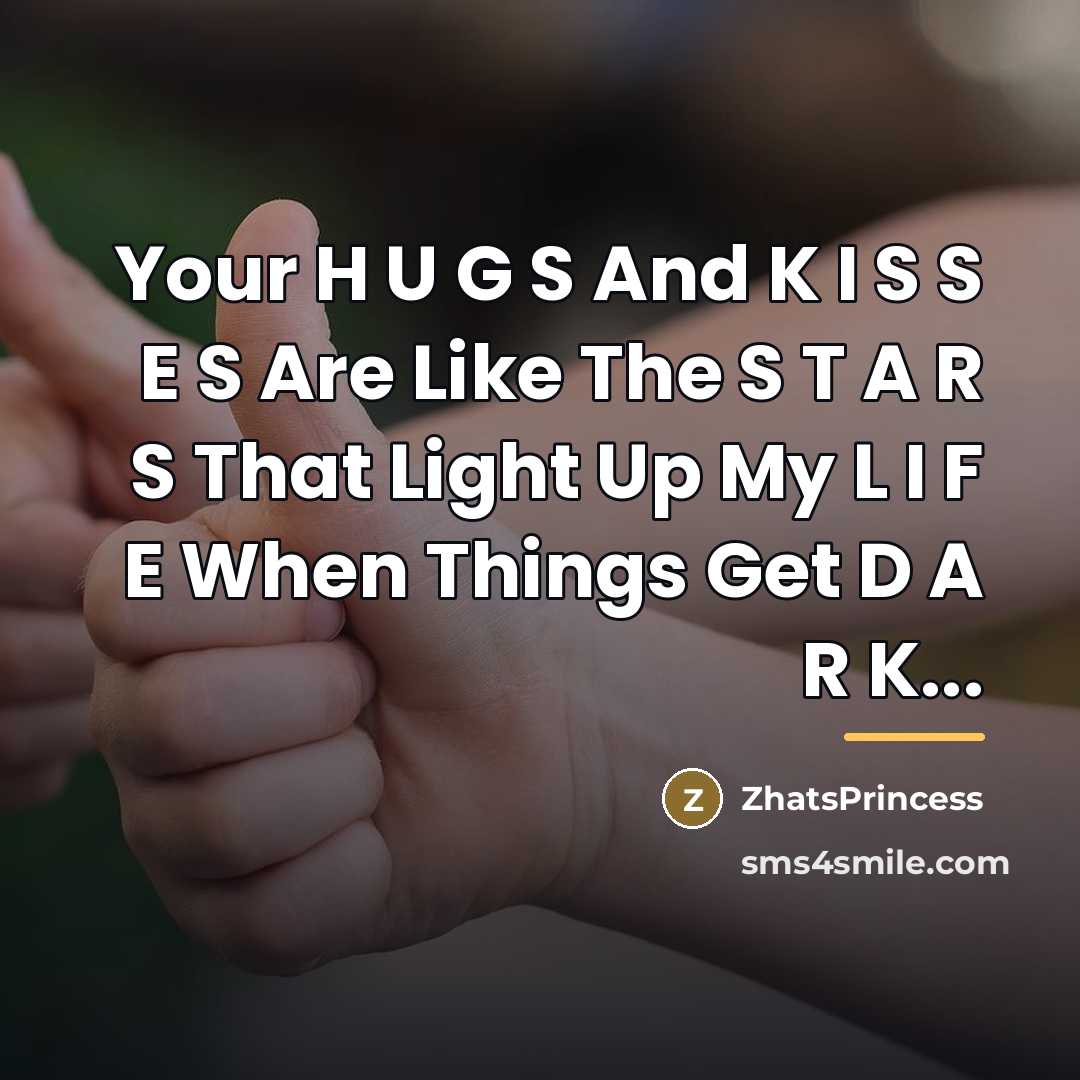 “Your H U G S And K I S S…” quote by ZhatsPrincess
