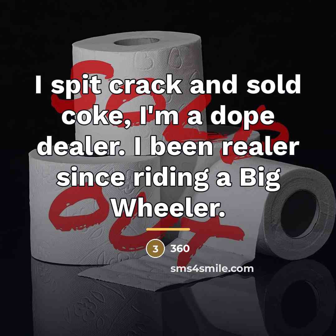 “I spit crack and sold coke, I'm a dope dealer.…” quote by 360