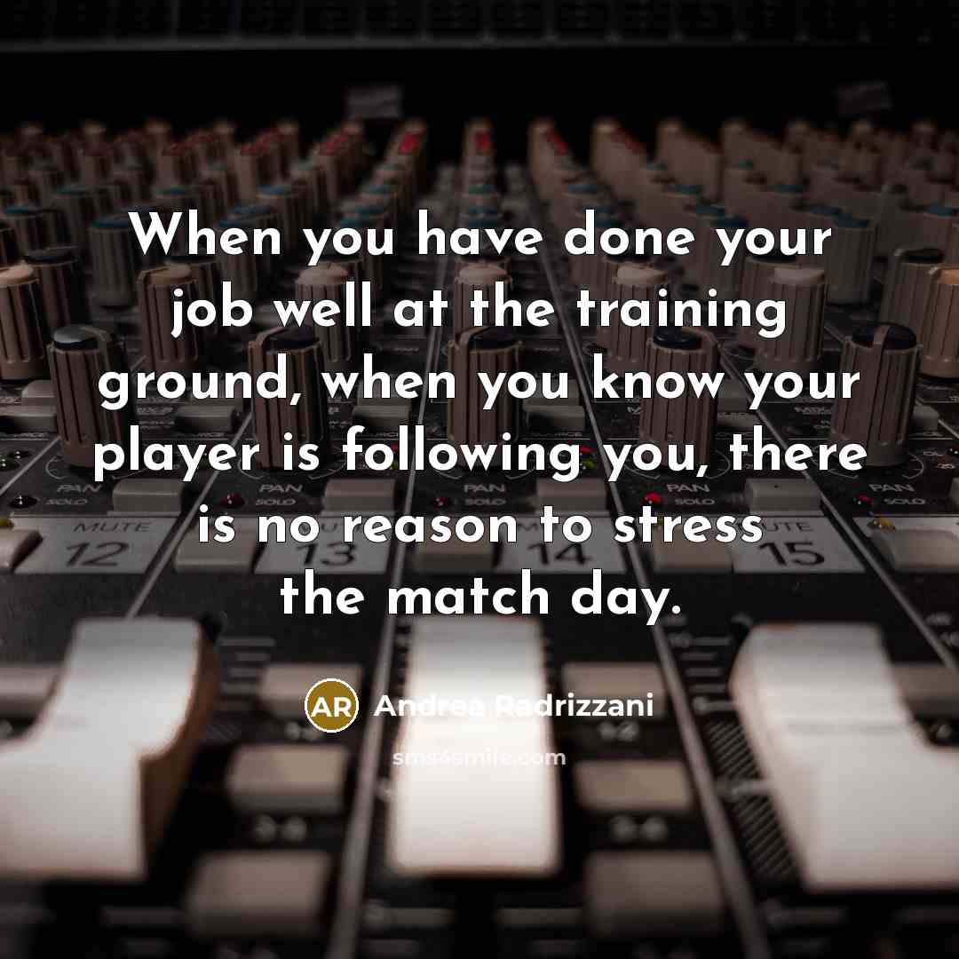 “When you have done your job well at the training…” quote by Andrea Radrizzani