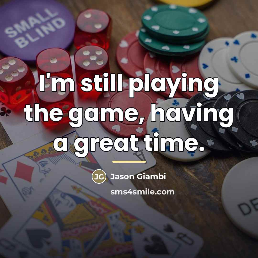 “I'm still playing the game, having a great time.…” quote by Jason Giambi