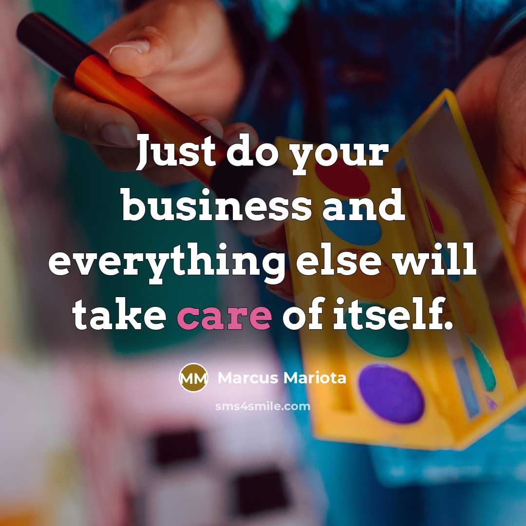 “Just do your business and everything else will take care…” quote by Marcus Mariota