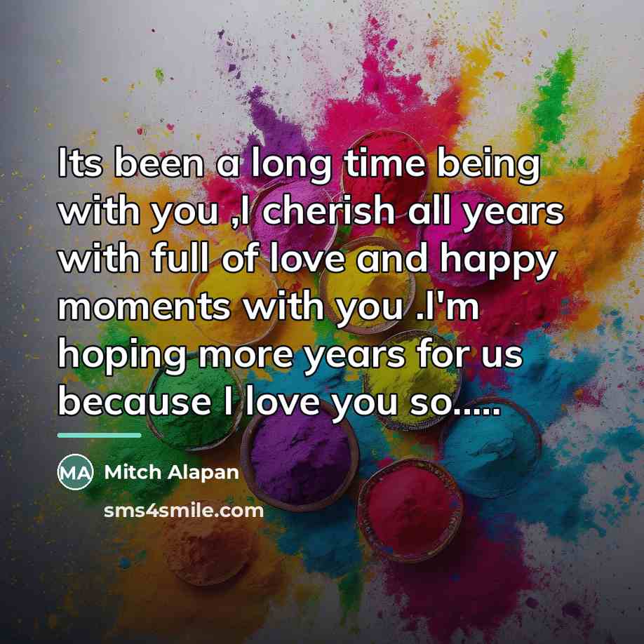“Its been a long time being with you ,I cherish…” quote by Mitch Alapan