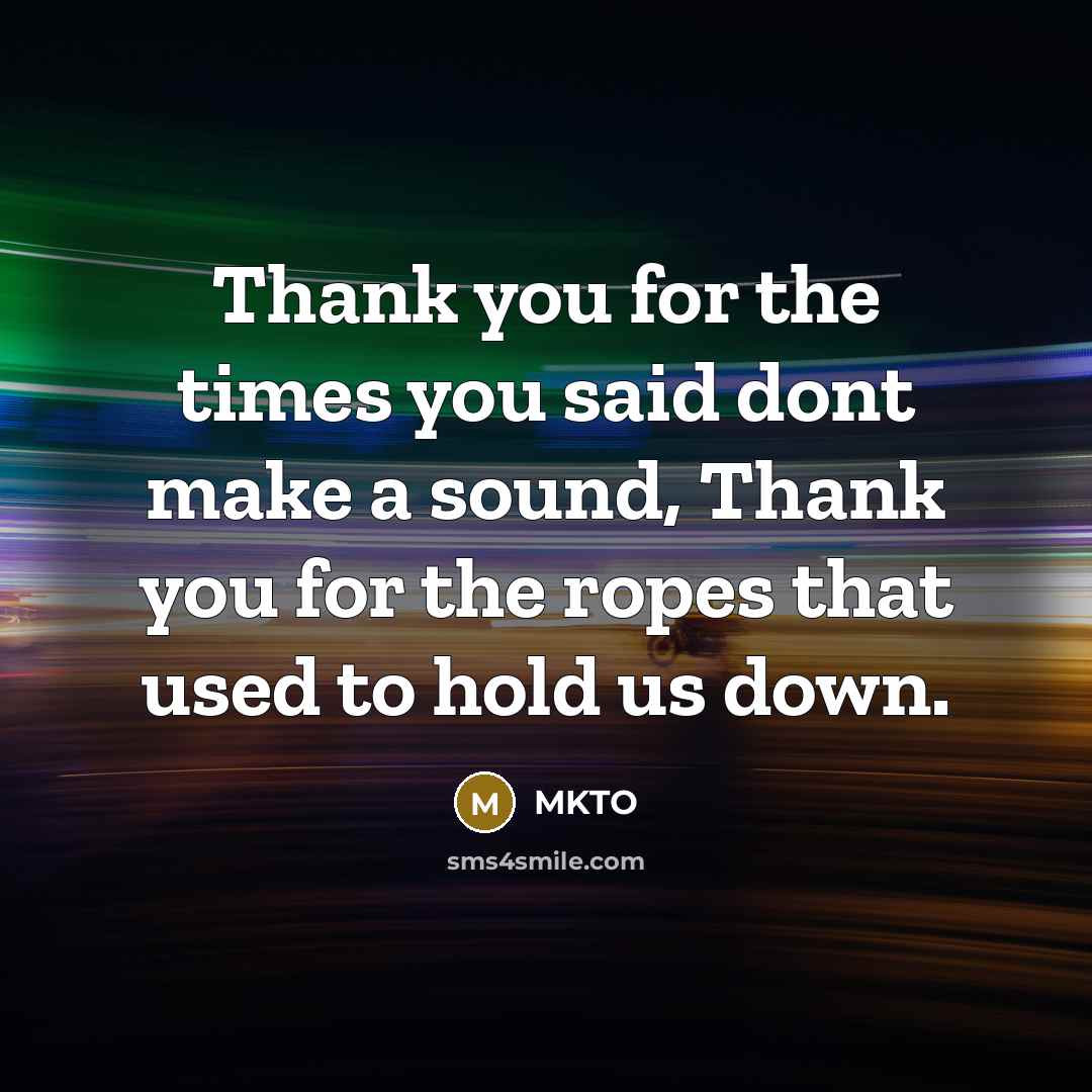 “Thank you for the times you said dont make a…” quote by MKTO