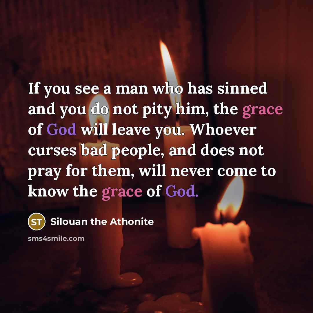 “If you see a man who has sinned and you…” quote by Silouan the Athonite