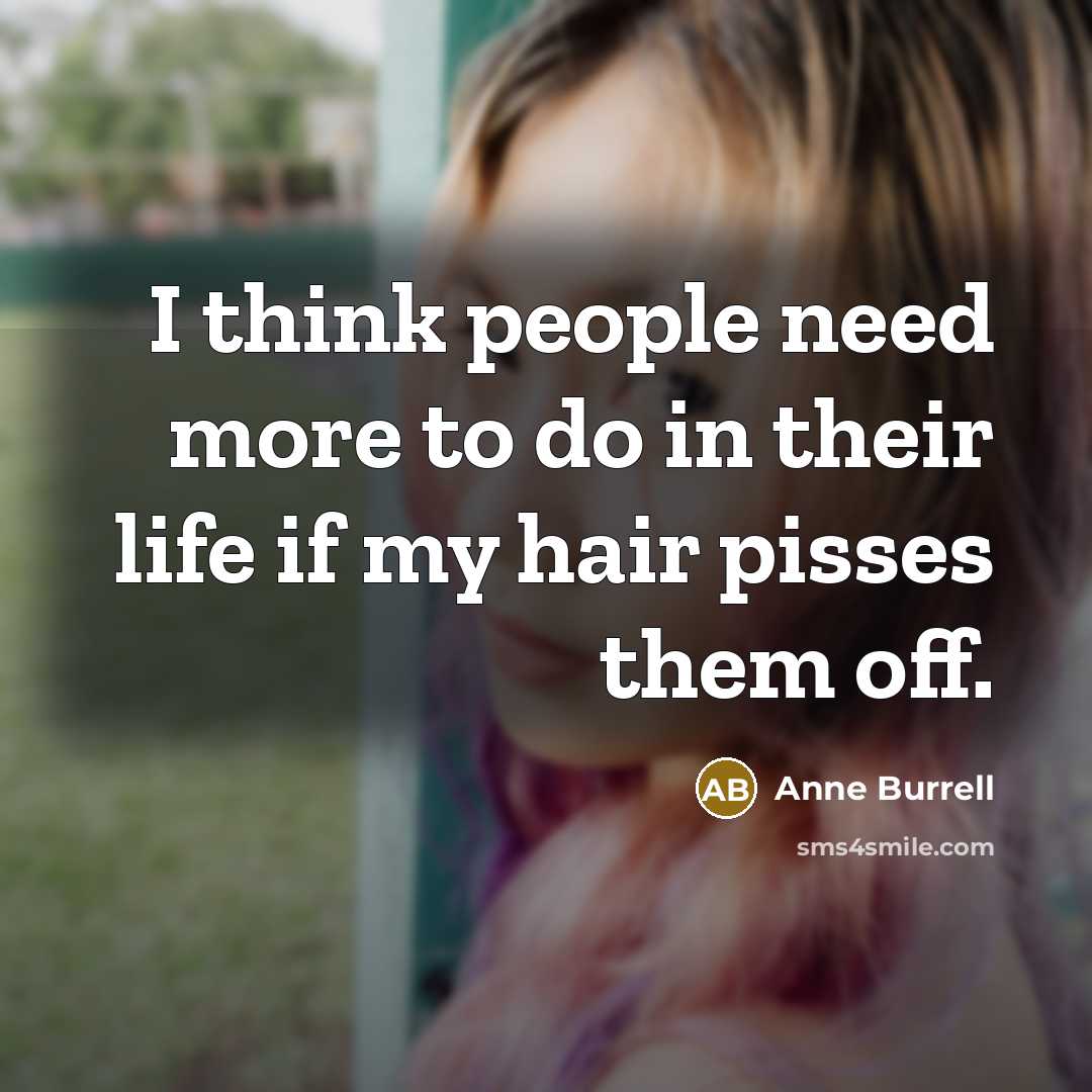 “I think people need more to do in their life…” quote by Anne Burrell