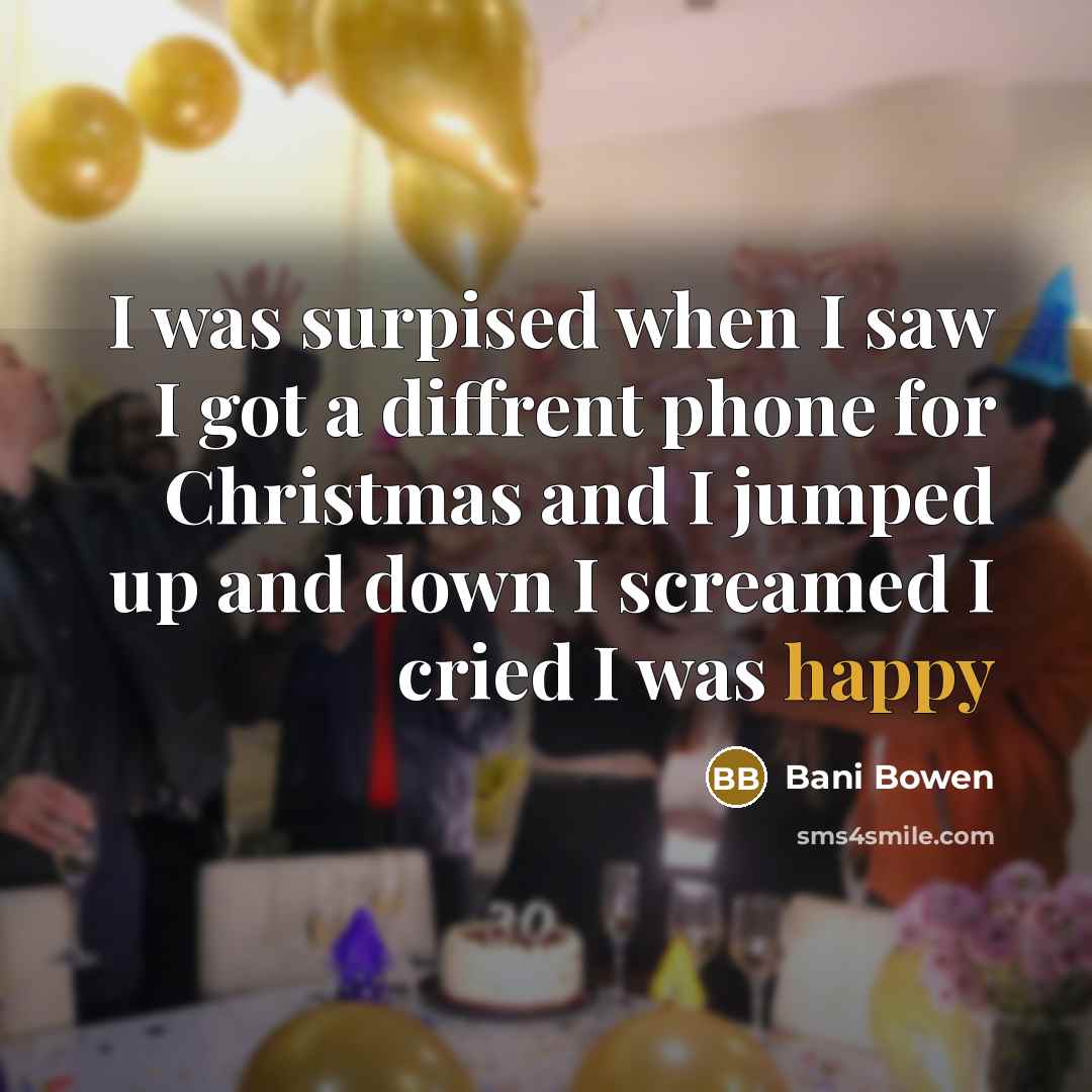 “I was surpised when I saw I got a diffrent…” quote by Bani Bowen
