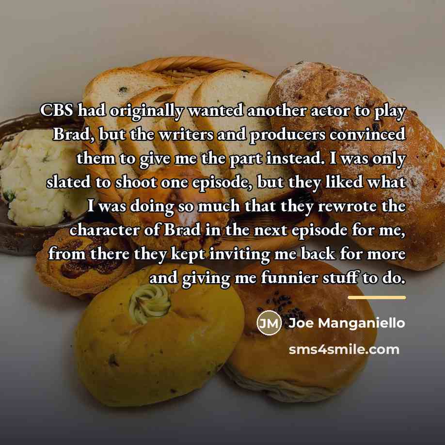 “CBS had originally wanted another actor to play Brad, but…” quote by Joe Manganiello