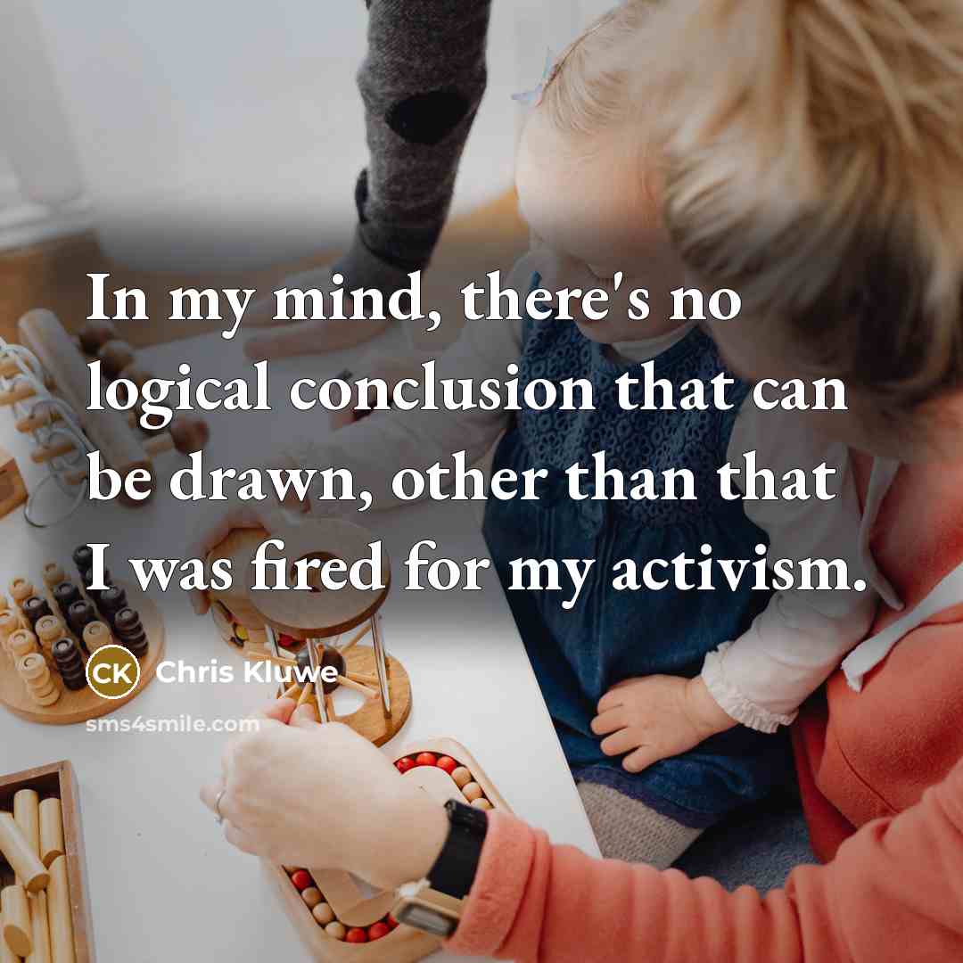 “In my mind, there's no logical conclusion that can be…” quote by Chris Kluwe