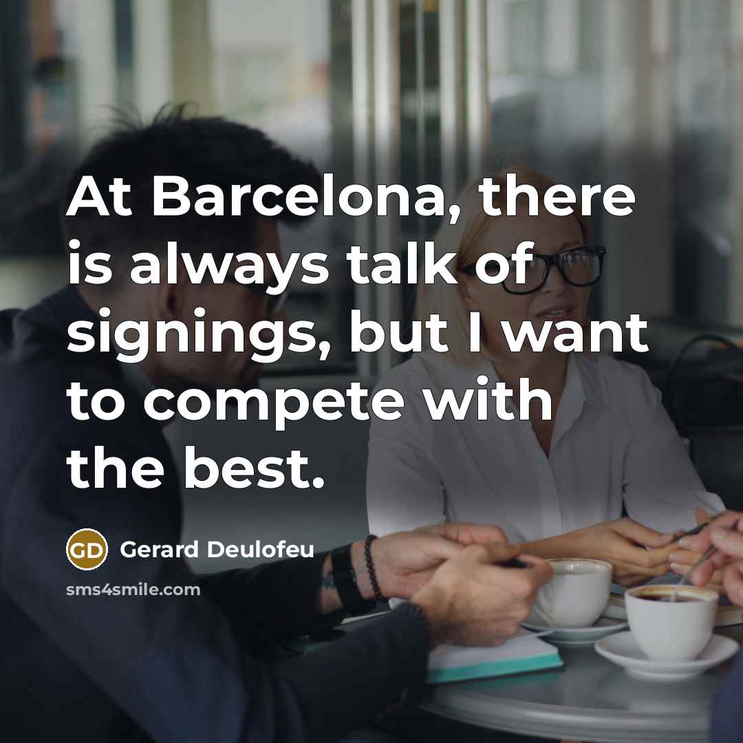 “At Barcelona, there is always talk of signings, but I…” quote by Gerard Deulofeu