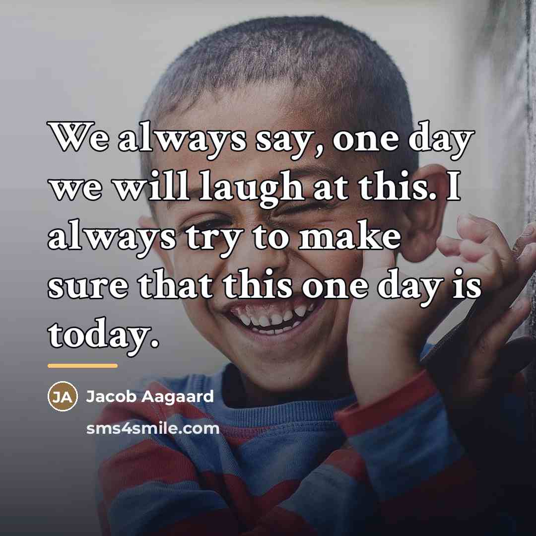 “We always say, one day we will laugh at this.…” quote by Jacob Aagaard