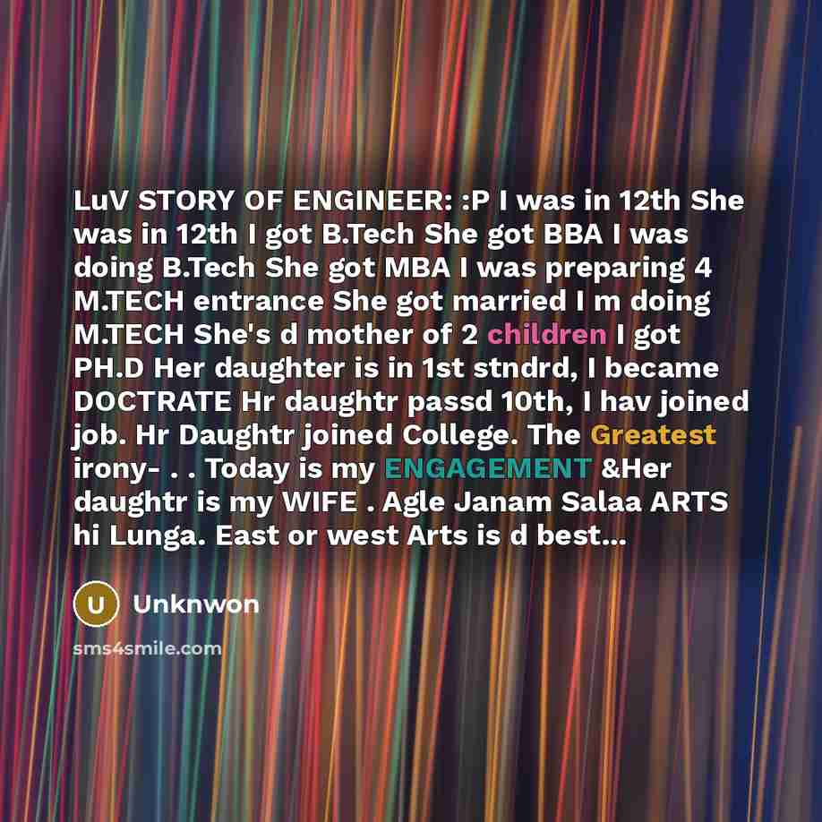 “LuV STORY OF ENGINEER: :P I was in 12th She…” quote by Unknwon