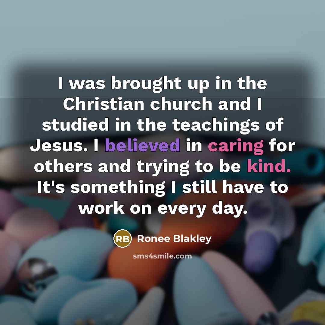 “I was brought up in the Christian church and I…” quote by Ronee Blakley
