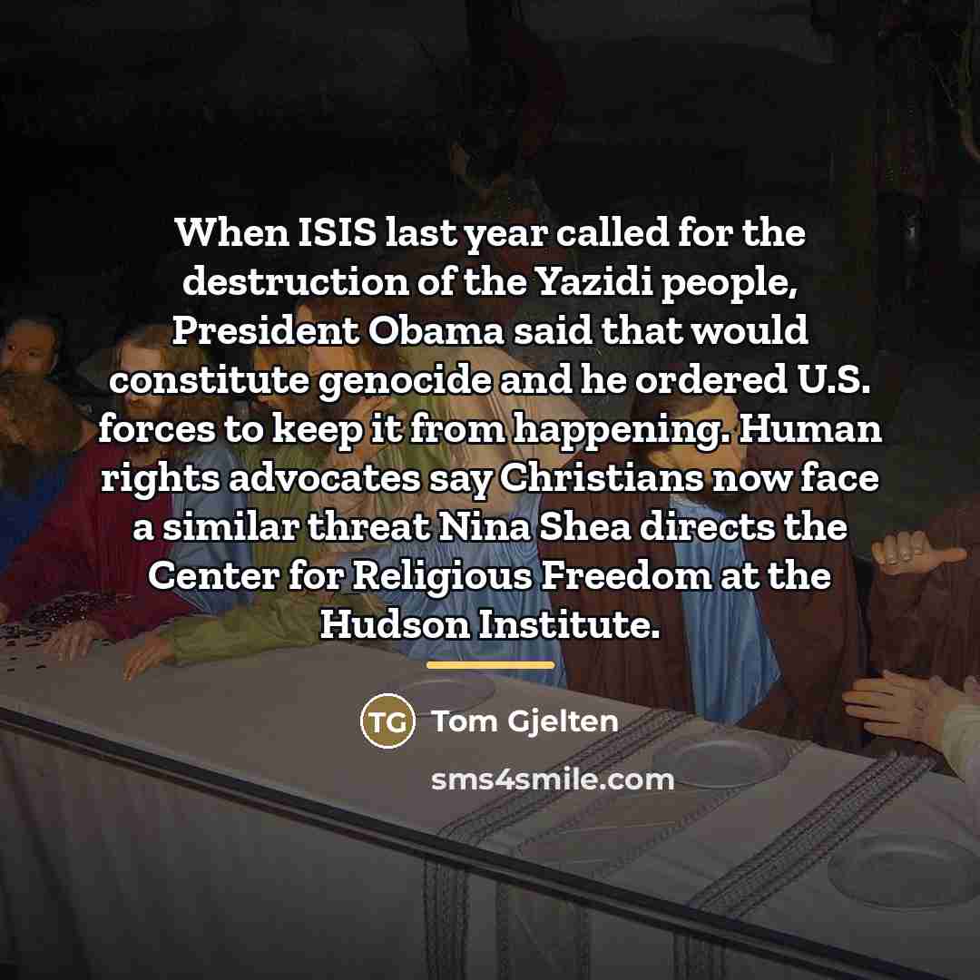 “When ISIS last year called for the destruction of the…” quote by Tom Gjelten