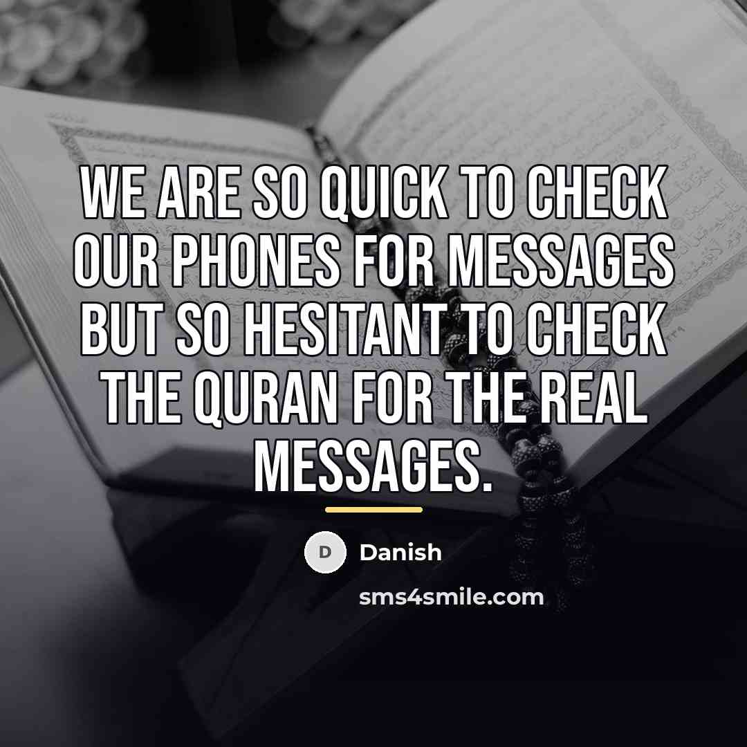 “We are so quick to check our phones for messages…” quote by Danish