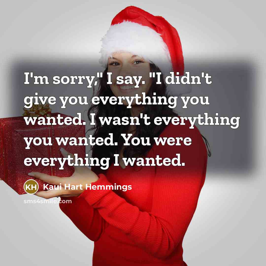 “I'm sorry," I say. "I didn't give you everything you…” quote by Kaui Hart Hemmings