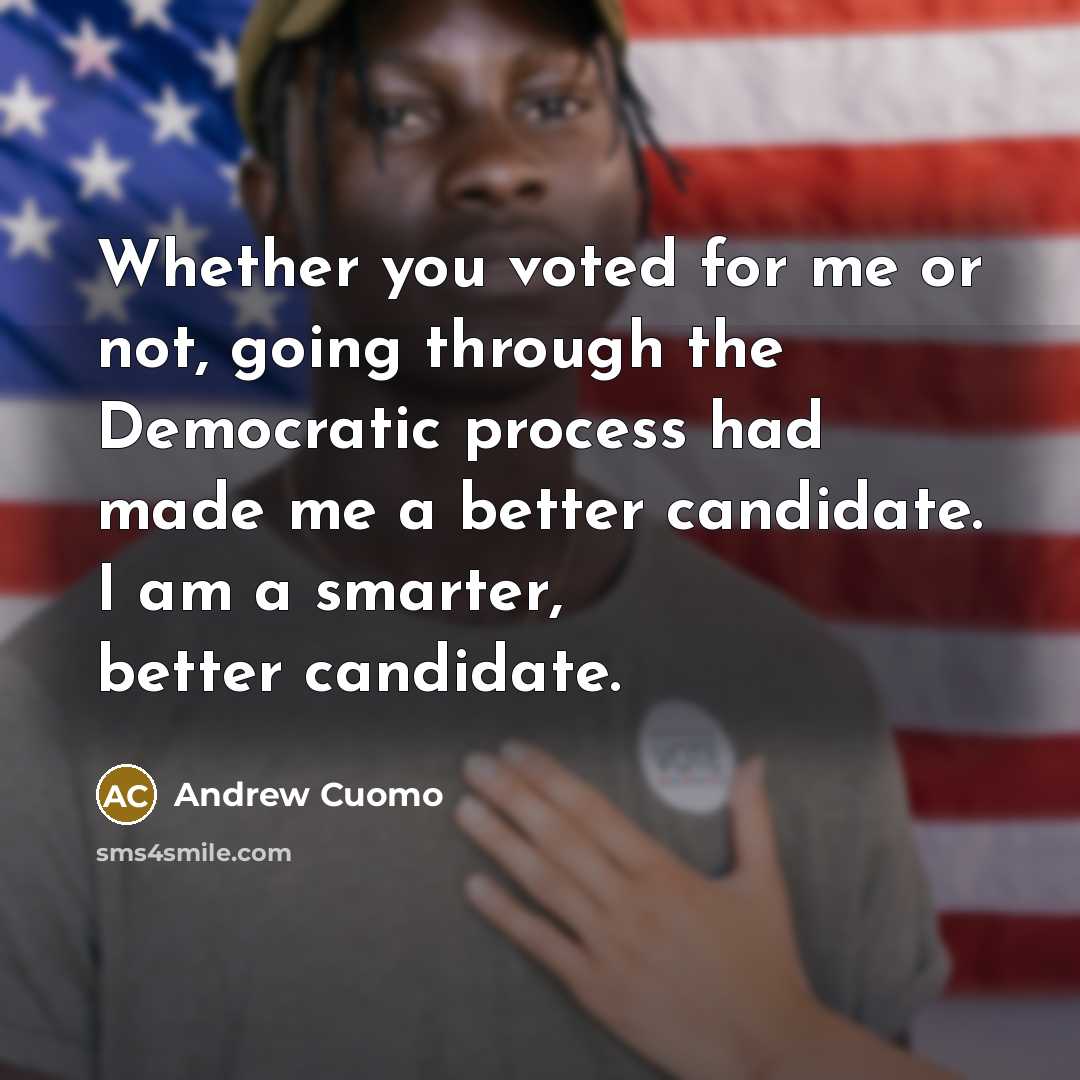 “Whether you voted for me or not, going through the…” quote by Andrew Cuomo